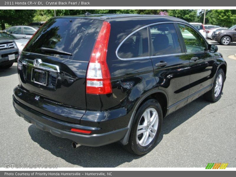 Crystal Black Pearl / Black 2011 Honda CR-V EX