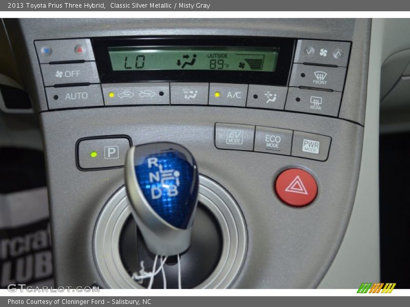 Classic Silver Metallic / Misty Gray 2013 Toyota Prius Three Hybrid