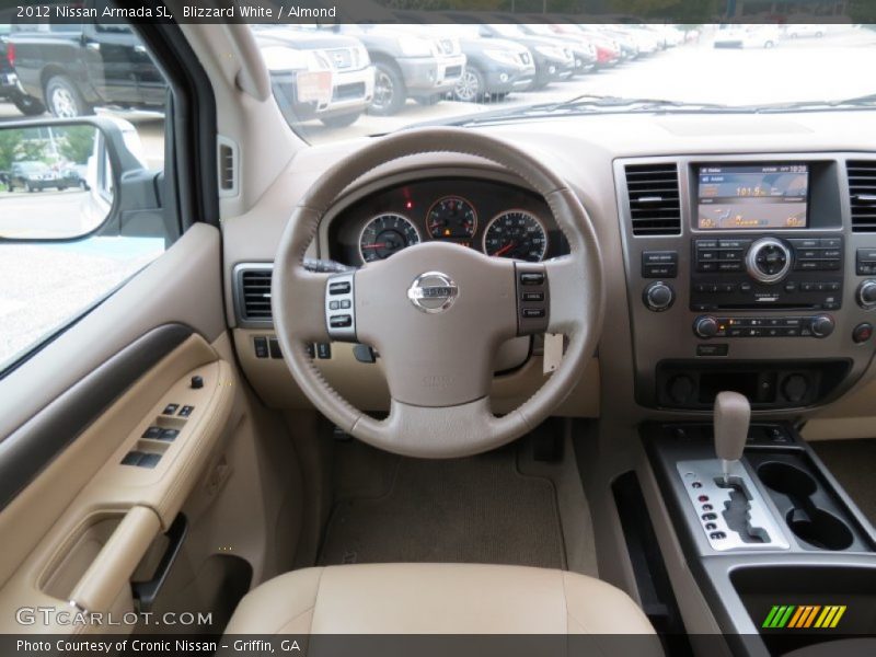 Blizzard White / Almond 2012 Nissan Armada SL
