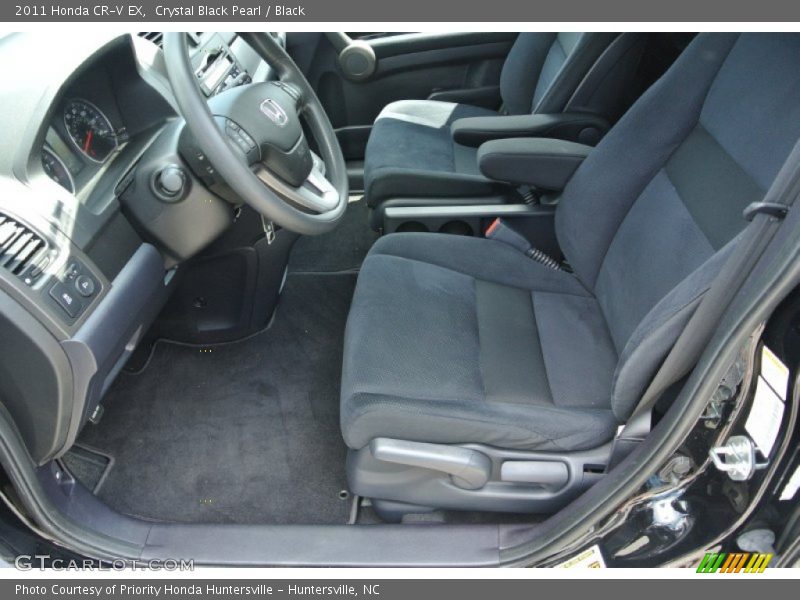 Crystal Black Pearl / Black 2011 Honda CR-V EX