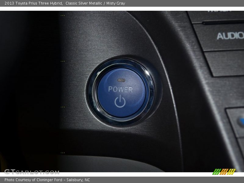 Classic Silver Metallic / Misty Gray 2013 Toyota Prius Three Hybrid