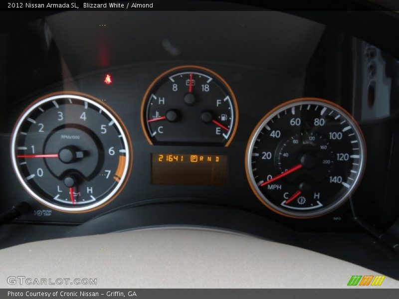 Blizzard White / Almond 2012 Nissan Armada SL