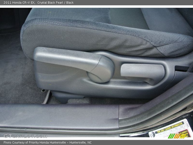 Crystal Black Pearl / Black 2011 Honda CR-V EX