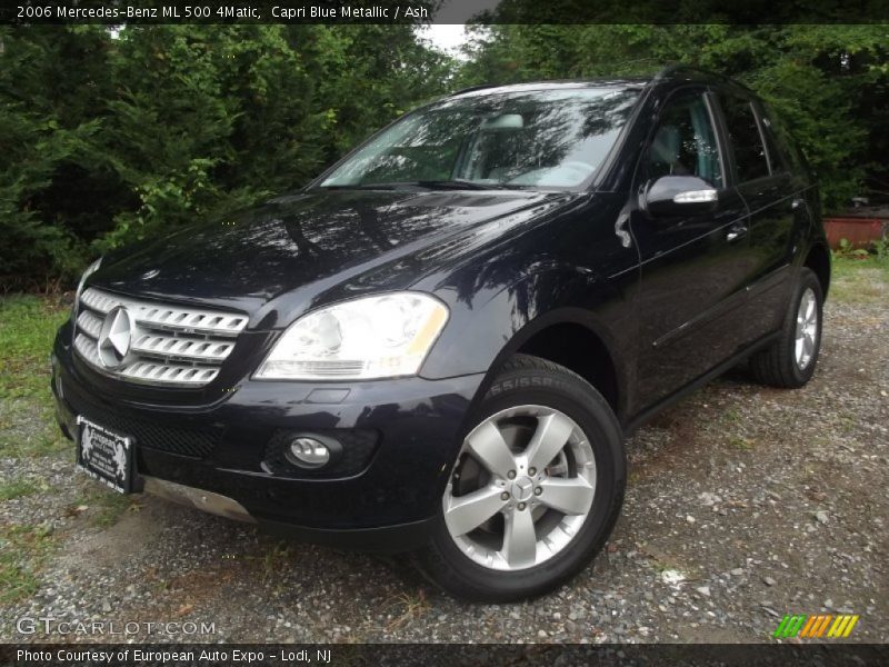 Capri Blue Metallic / Ash 2006 Mercedes-Benz ML 500 4Matic
