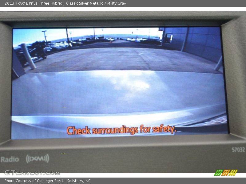 Classic Silver Metallic / Misty Gray 2013 Toyota Prius Three Hybrid