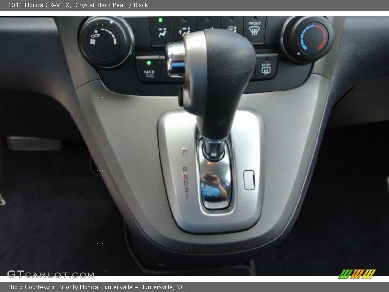 Crystal Black Pearl / Black 2011 Honda CR-V EX