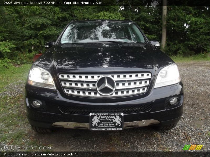 Capri Blue Metallic / Ash 2006 Mercedes-Benz ML 500 4Matic
