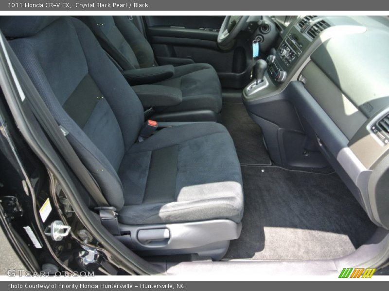 Crystal Black Pearl / Black 2011 Honda CR-V EX