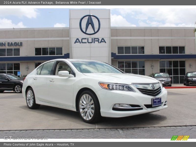 Bellanova White Pearl / Seacoast 2014 Acura RLX Advance Package