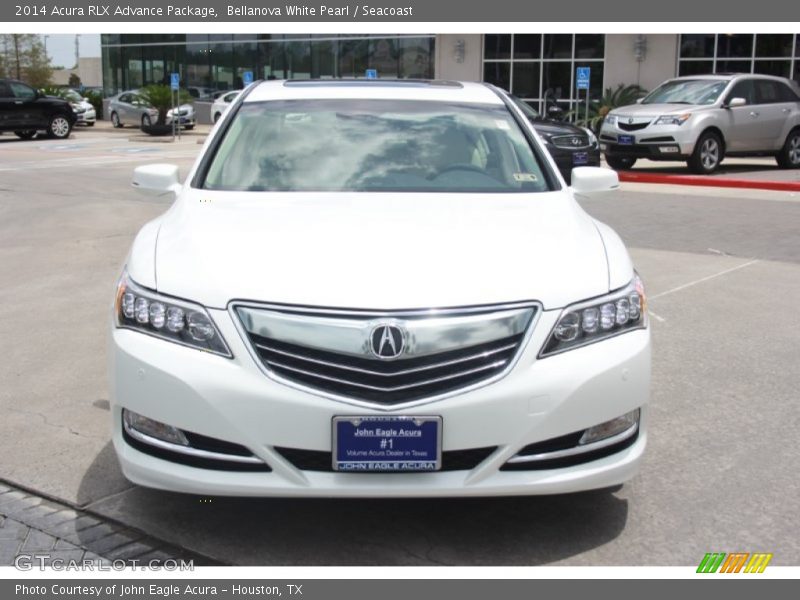 Bellanova White Pearl / Seacoast 2014 Acura RLX Advance Package