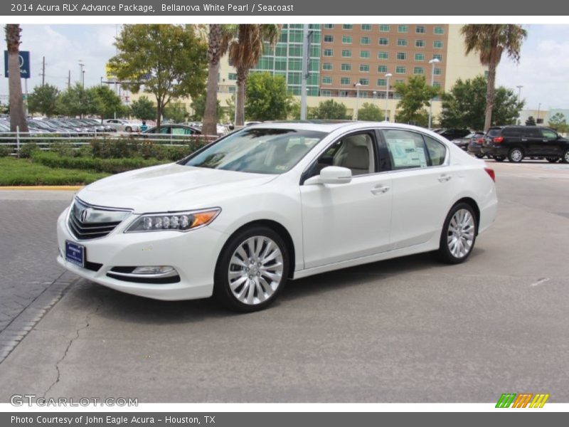 Bellanova White Pearl / Seacoast 2014 Acura RLX Advance Package