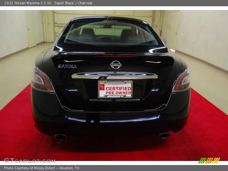 Super Black / Charcoal 2012 Nissan Maxima 3.5 SV