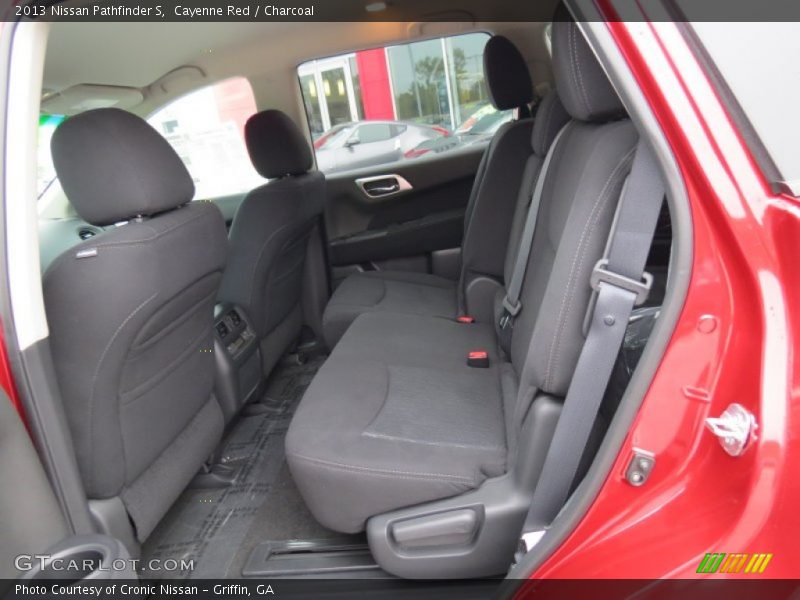 Cayenne Red / Charcoal 2013 Nissan Pathfinder S