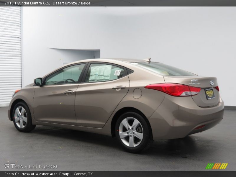 Desert Bronze / Beige 2013 Hyundai Elantra GLS