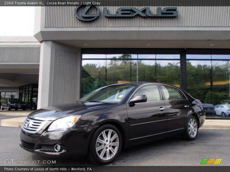 Cocoa Bean Metallic / Light Gray 2009 Toyota Avalon XL