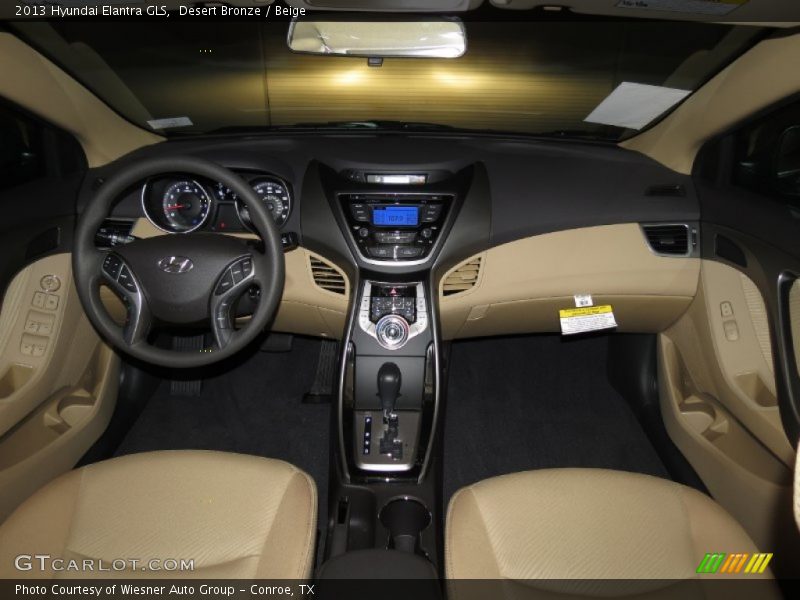 Desert Bronze / Beige 2013 Hyundai Elantra GLS