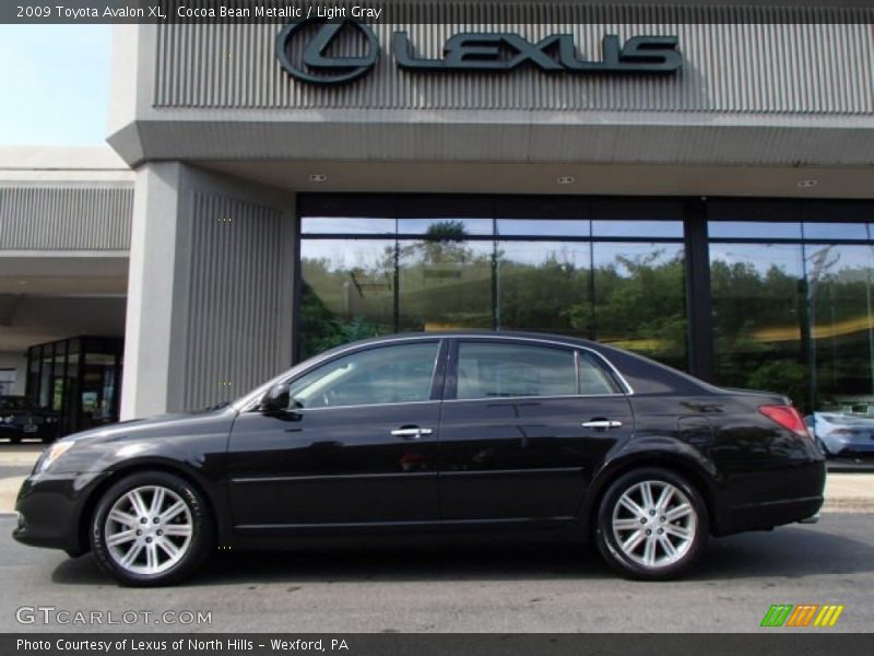 Cocoa Bean Metallic / Light Gray 2009 Toyota Avalon XL