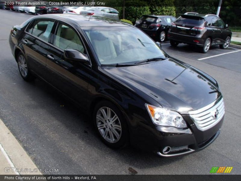 Cocoa Bean Metallic / Light Gray 2009 Toyota Avalon XL