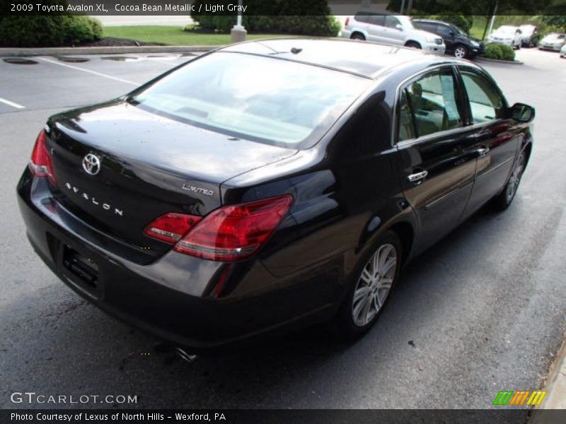 Cocoa Bean Metallic / Light Gray 2009 Toyota Avalon XL