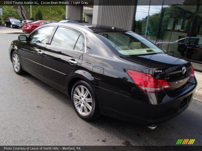 Cocoa Bean Metallic / Light Gray 2009 Toyota Avalon XL