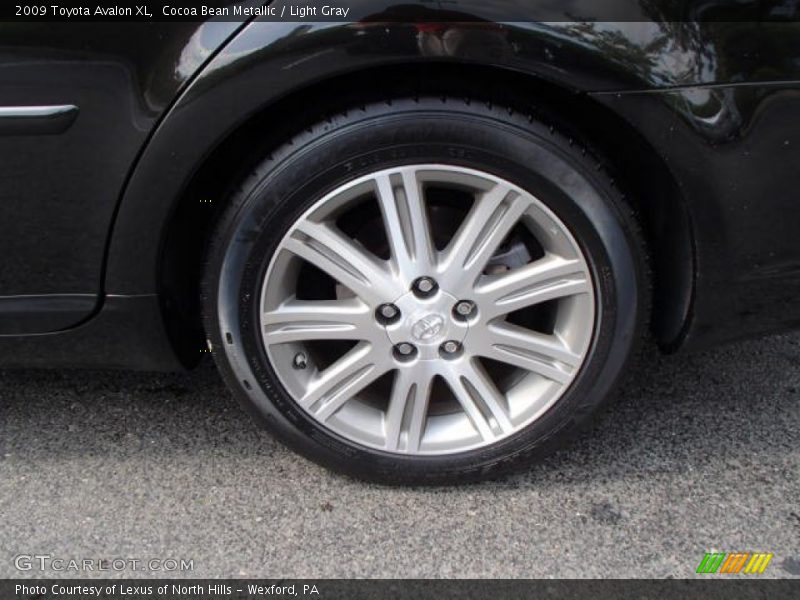 Cocoa Bean Metallic / Light Gray 2009 Toyota Avalon XL