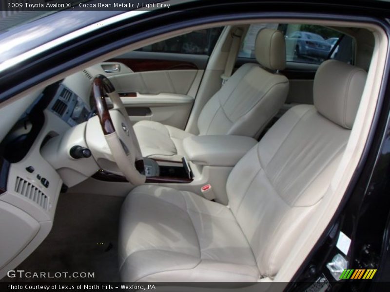Cocoa Bean Metallic / Light Gray 2009 Toyota Avalon XL