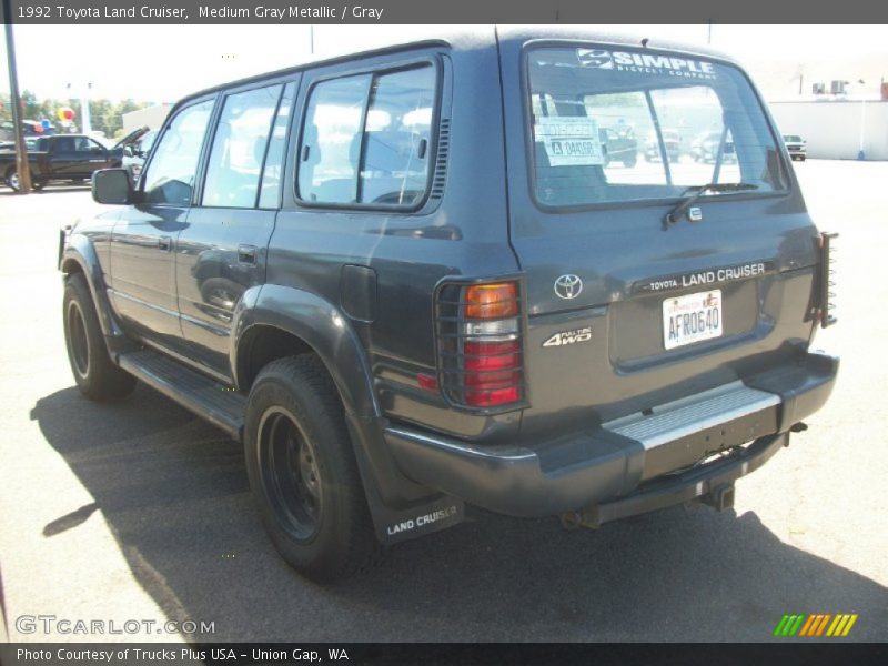 Medium Gray Metallic / Gray 1992 Toyota Land Cruiser