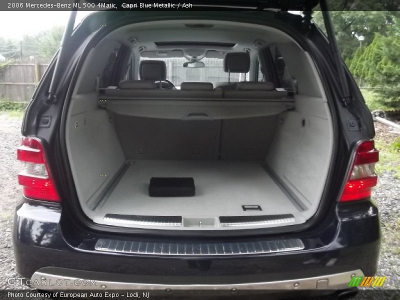 Capri Blue Metallic / Ash 2006 Mercedes-Benz ML 500 4Matic