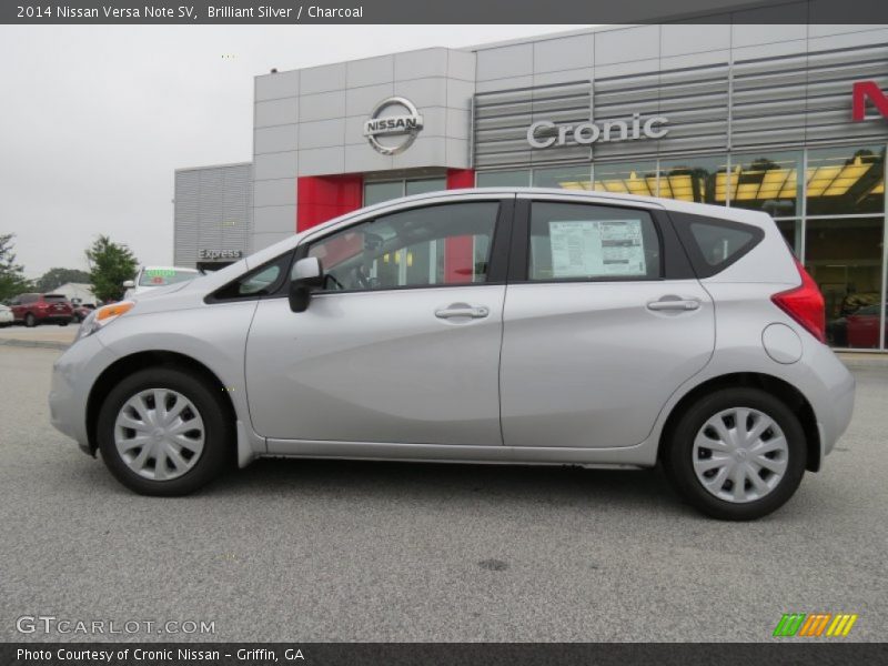 Brilliant Silver / Charcoal 2014 Nissan Versa Note SV