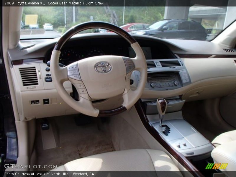 Cocoa Bean Metallic / Light Gray 2009 Toyota Avalon XL