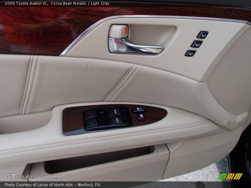 Cocoa Bean Metallic / Light Gray 2009 Toyota Avalon XL