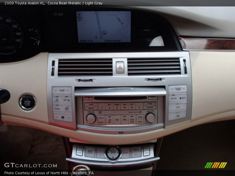 Cocoa Bean Metallic / Light Gray 2009 Toyota Avalon XL