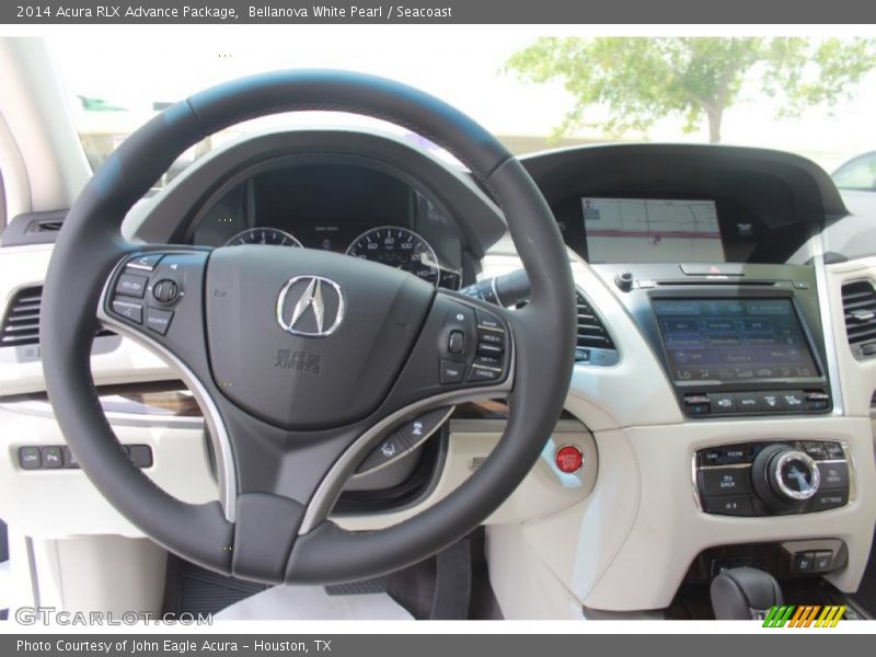 Bellanova White Pearl / Seacoast 2014 Acura RLX Advance Package