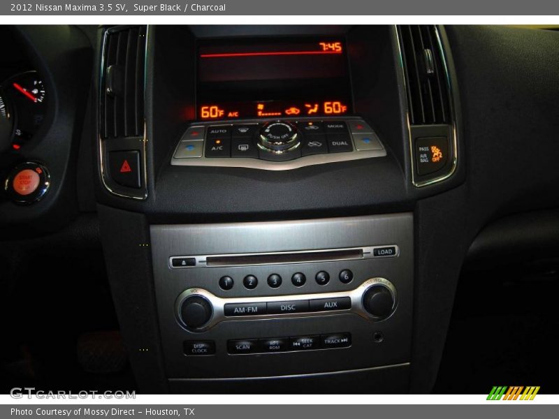 Super Black / Charcoal 2012 Nissan Maxima 3.5 SV