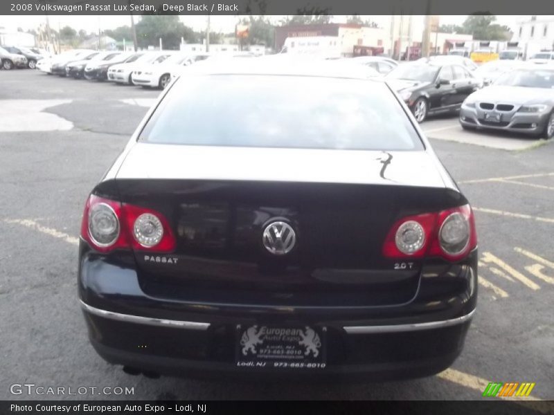 Deep Black / Black 2008 Volkswagen Passat Lux Sedan