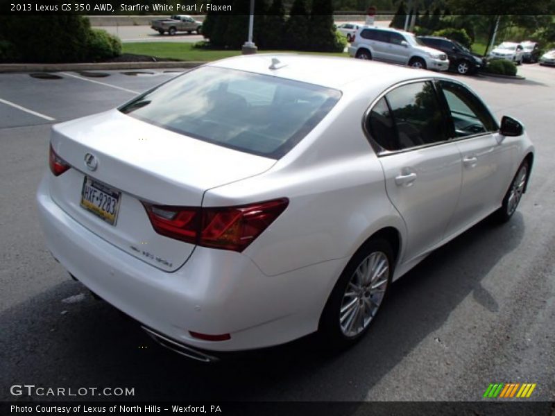 Starfire White Pearl / Flaxen 2013 Lexus GS 350 AWD