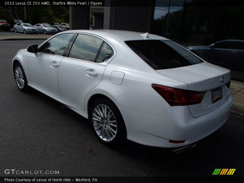 Starfire White Pearl / Flaxen 2013 Lexus GS 350 AWD
