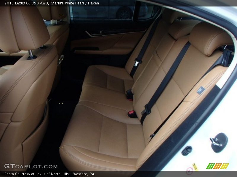 Starfire White Pearl / Flaxen 2013 Lexus GS 350 AWD