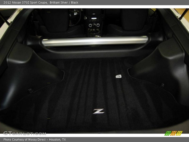 Brilliant Silver / Black 2012 Nissan 370Z Sport Coupe
