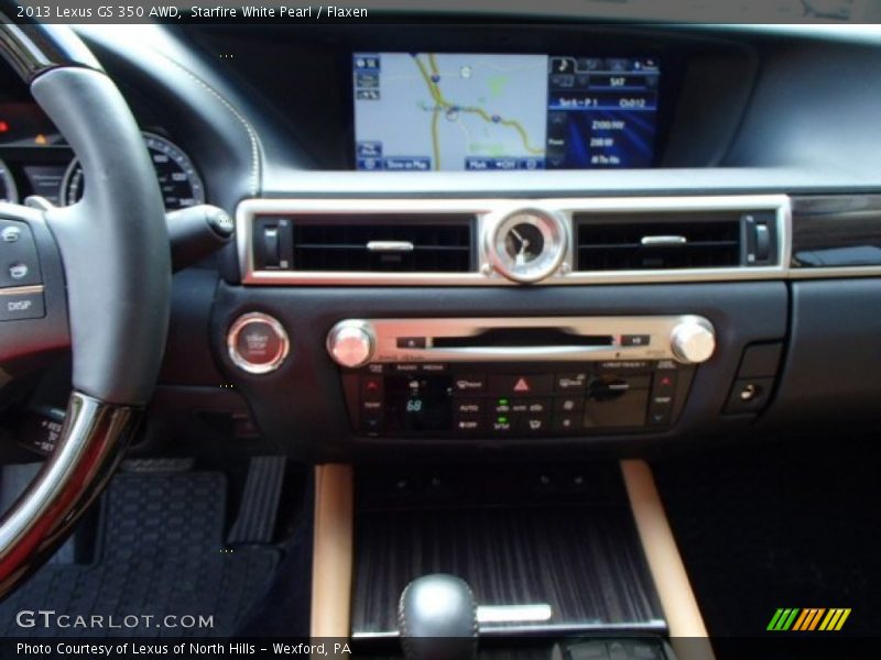 Starfire White Pearl / Flaxen 2013 Lexus GS 350 AWD