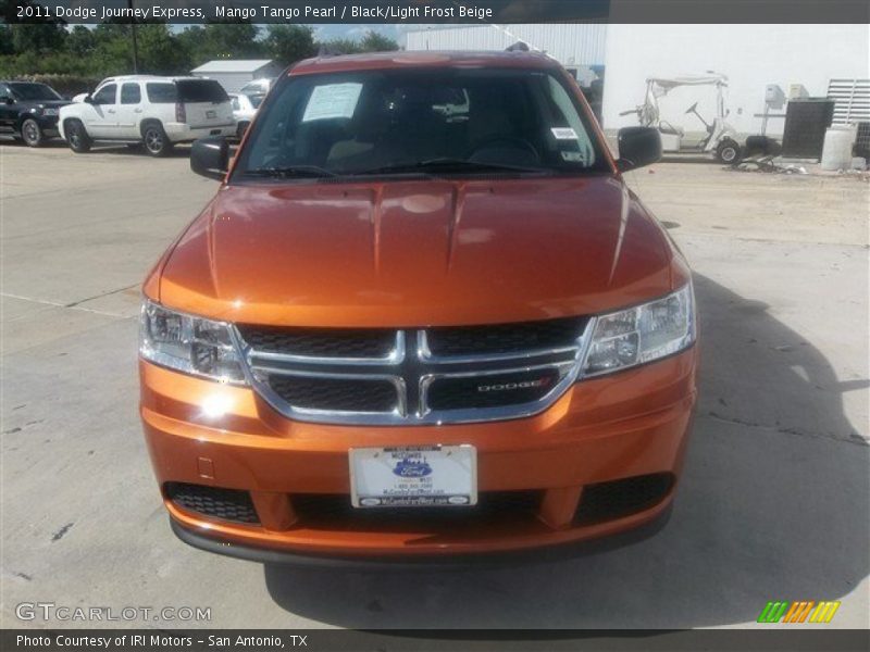 Mango Tango Pearl / Black/Light Frost Beige 2011 Dodge Journey Express
