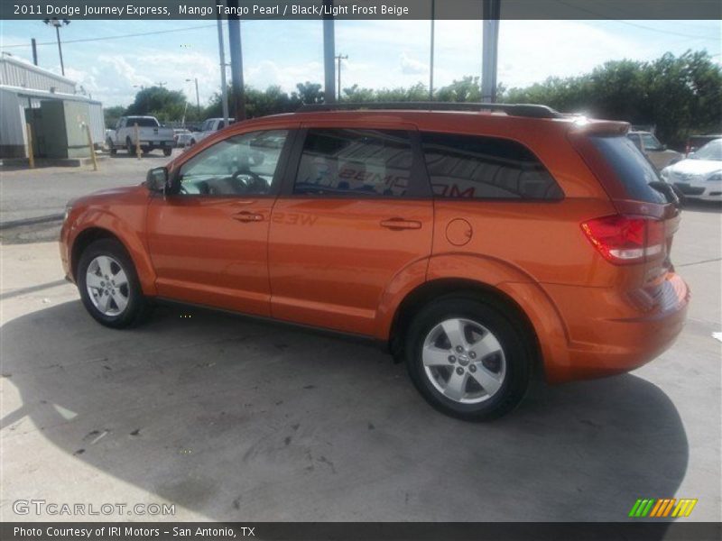 Mango Tango Pearl / Black/Light Frost Beige 2011 Dodge Journey Express