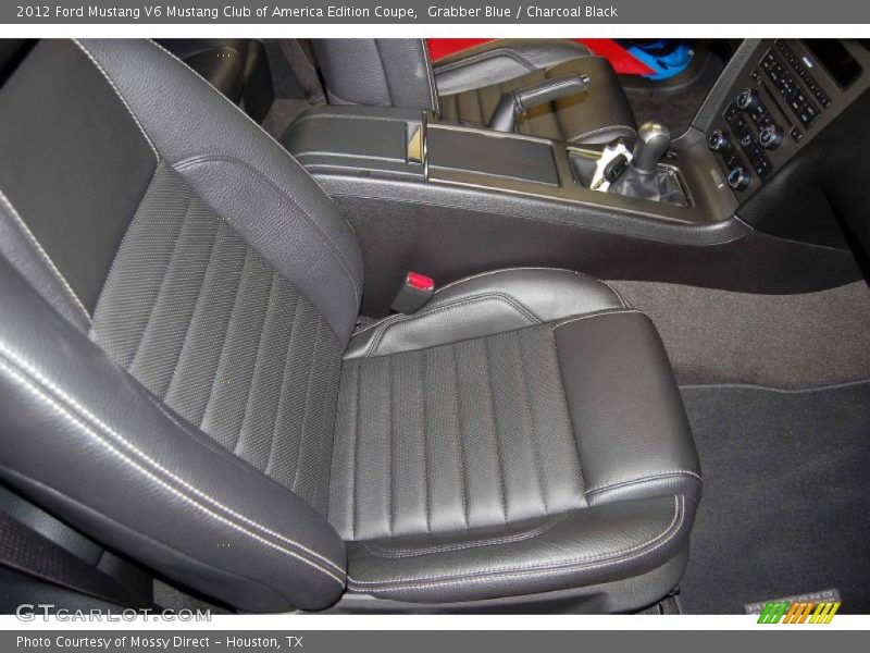 Grabber Blue / Charcoal Black 2012 Ford Mustang V6 Mustang Club of America Edition Coupe