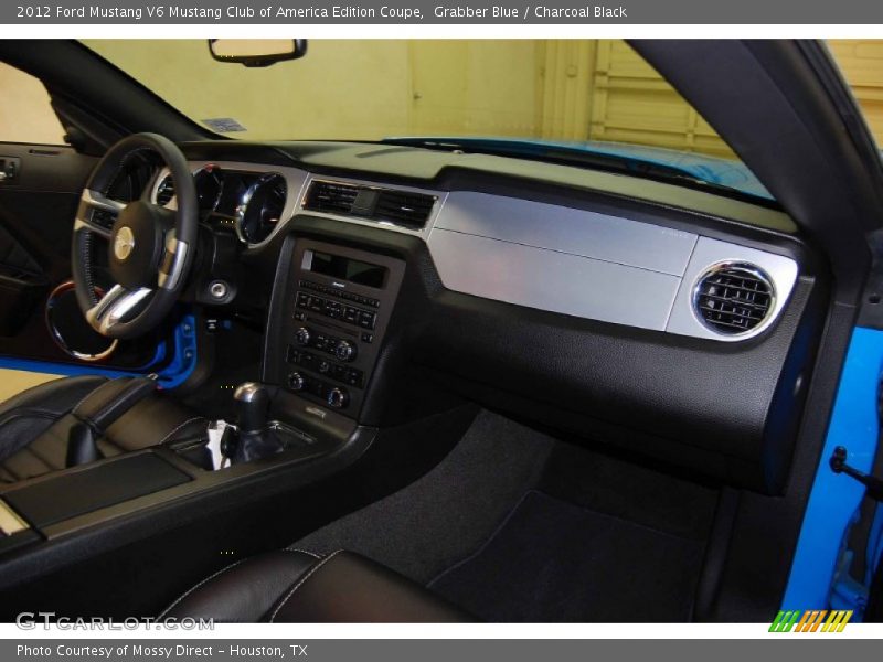 Grabber Blue / Charcoal Black 2012 Ford Mustang V6 Mustang Club of America Edition Coupe