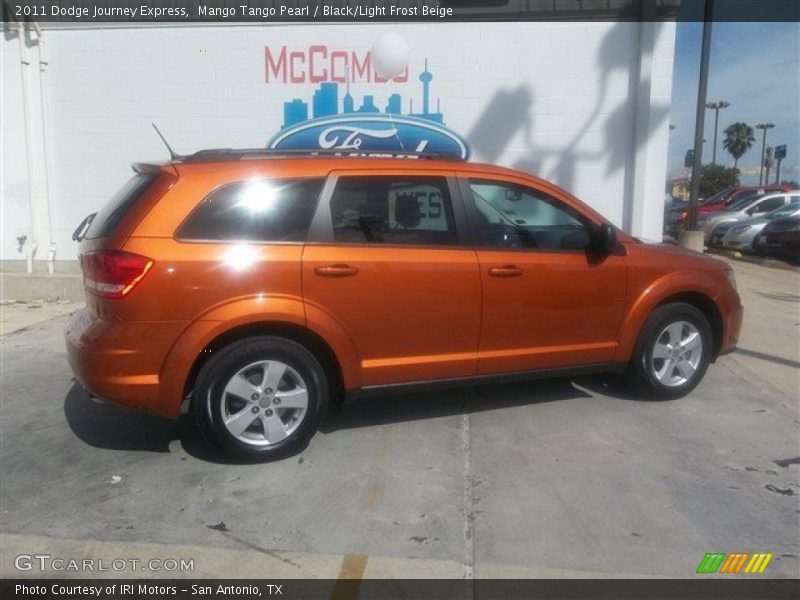 Mango Tango Pearl / Black/Light Frost Beige 2011 Dodge Journey Express