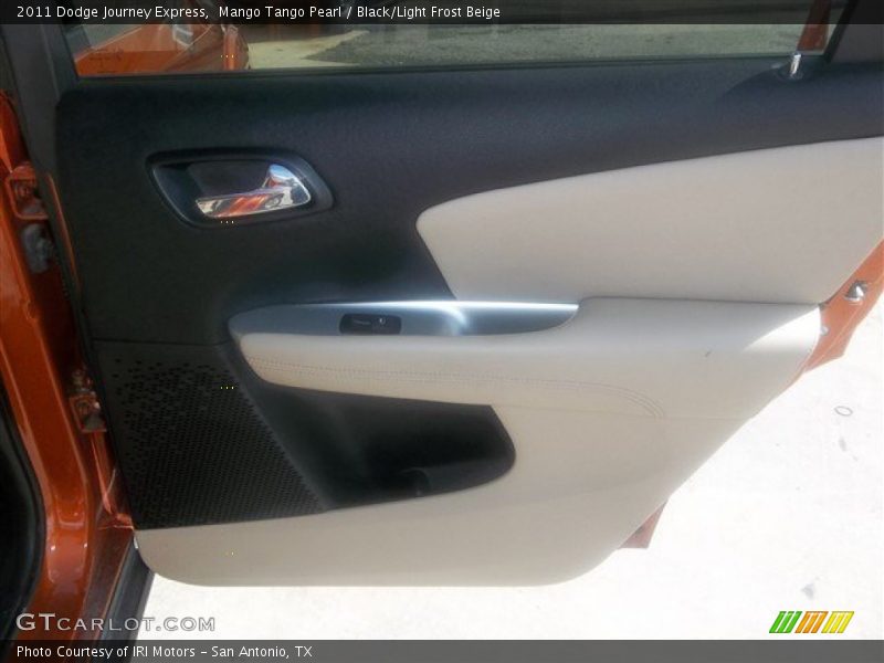 Mango Tango Pearl / Black/Light Frost Beige 2011 Dodge Journey Express