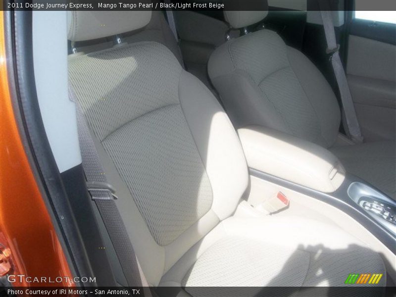 Mango Tango Pearl / Black/Light Frost Beige 2011 Dodge Journey Express