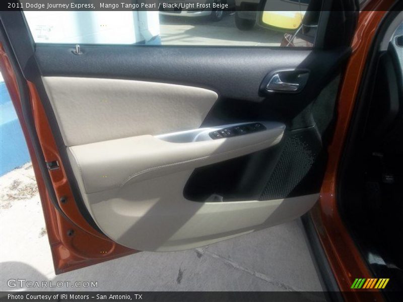Mango Tango Pearl / Black/Light Frost Beige 2011 Dodge Journey Express