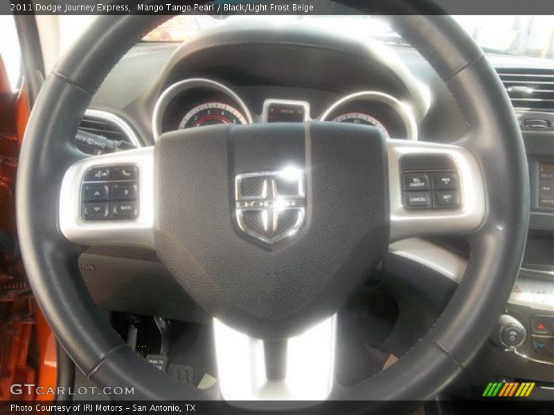 Mango Tango Pearl / Black/Light Frost Beige 2011 Dodge Journey Express