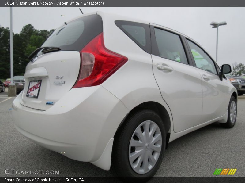 Aspen White / Wheat Stone 2014 Nissan Versa Note SV